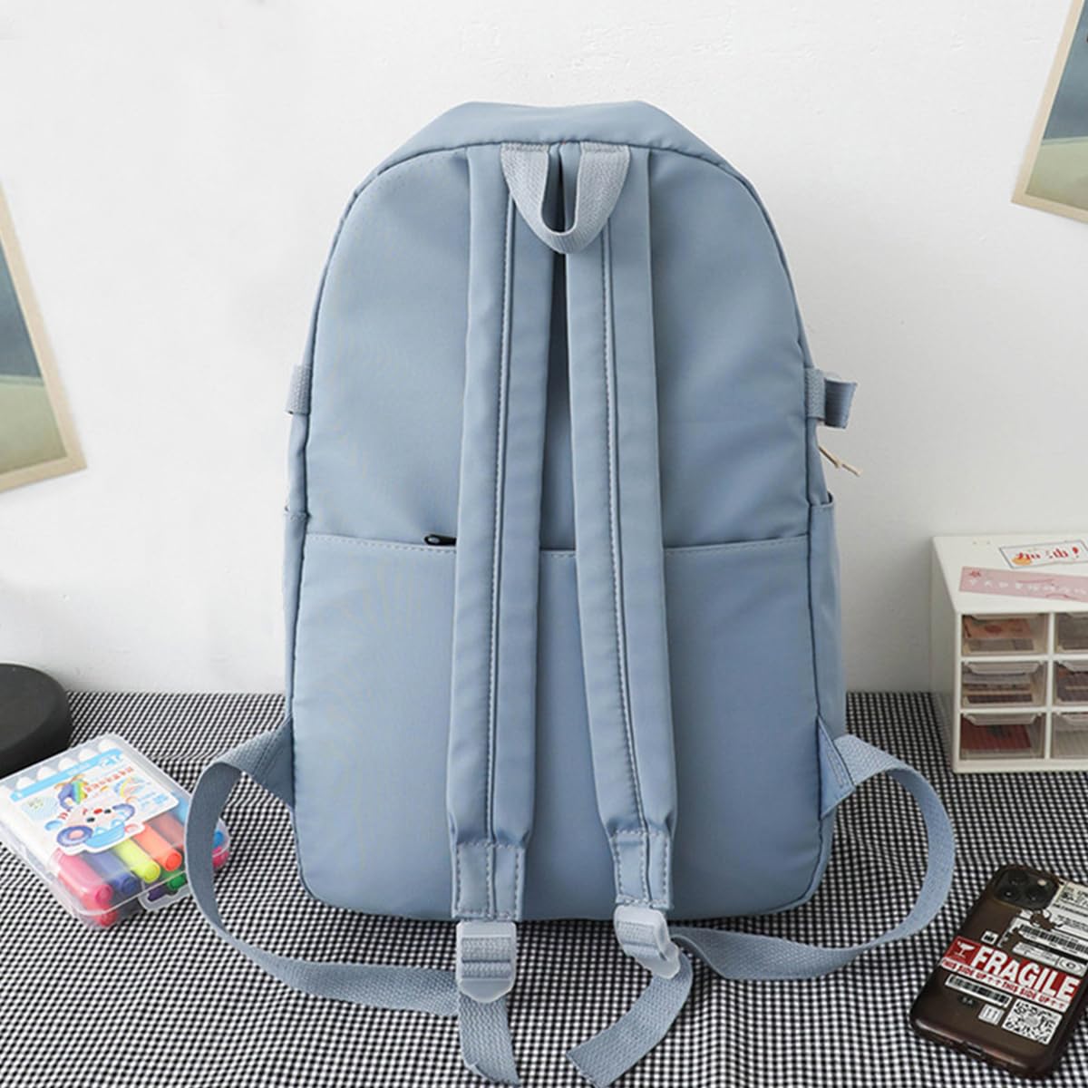 Backpack Cute Anime Student Schoolbag Cartoon Casual Travel Bag for Boys and Girls School Season Backpack ()