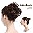 BARSDAR 100% Human Hair Messy Bun Extension - Real Hair Bun Extensions in Brown and Blonde Mix