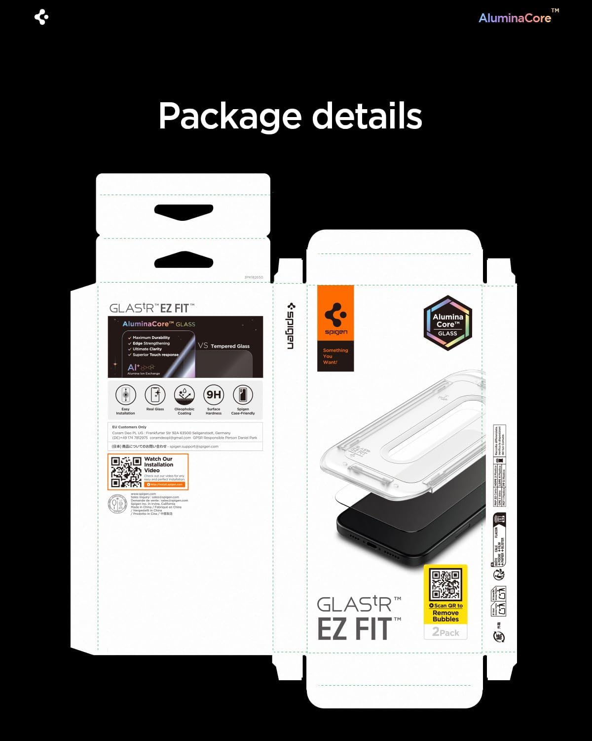 Ultimate Protection: Spigen AluminaCore Tempered Glass Protector for iPhone...