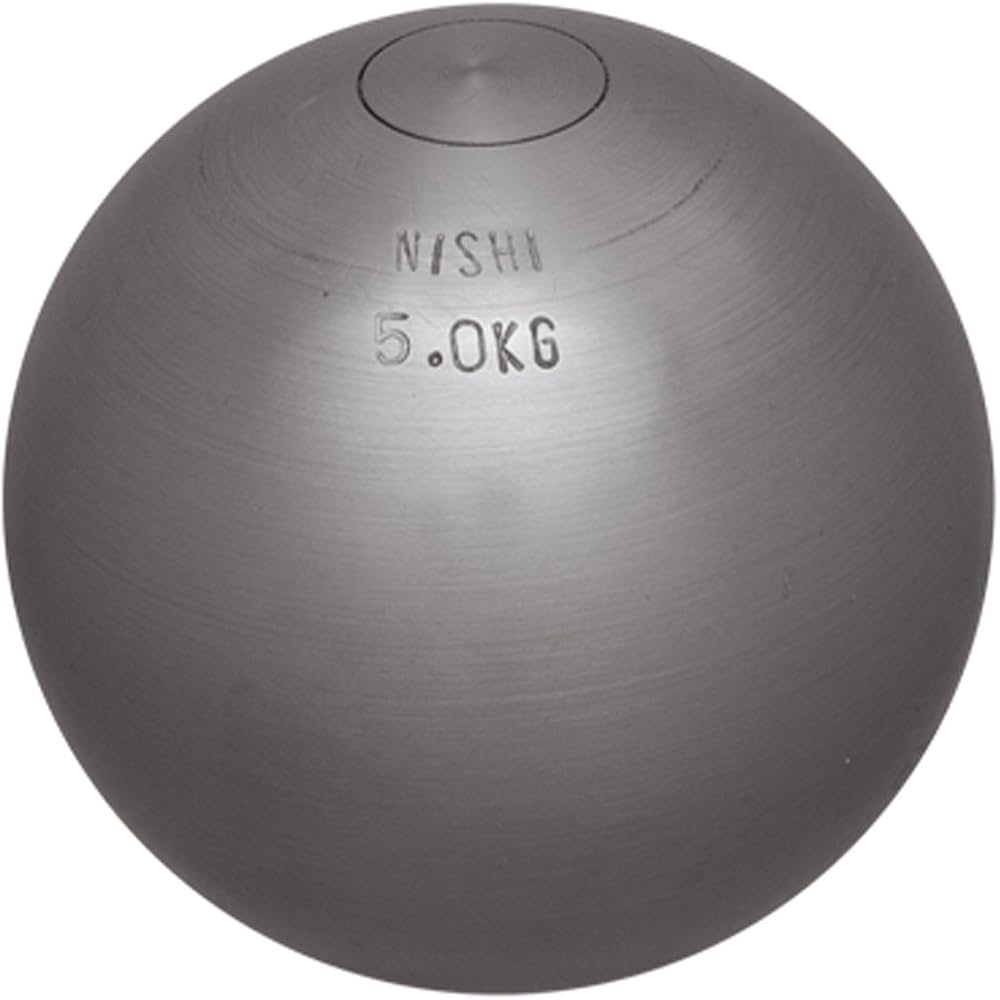 Amazon | NISHI(ニシ・スポーツ) 陸上競技 砲丸投 砲丸 5.0kg 練習用