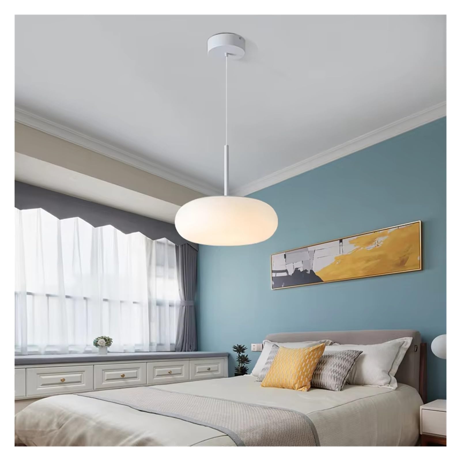 Lampa Wisząca Sufitowa W Stylu Nordyckim, Do Kuchni, Jadalni, Sypialni, Do Dekoracji Wnętrz, Oświetlenie Led, Oświetlenie Sufitowe,35cm