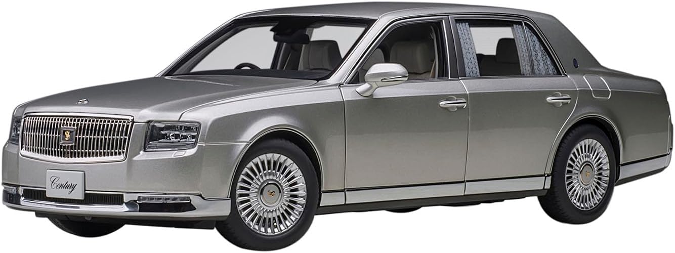 Autoart Toyota Century with Curtains RHD (Right Hand Drive) Silver Special Edition 1/18 Model Car