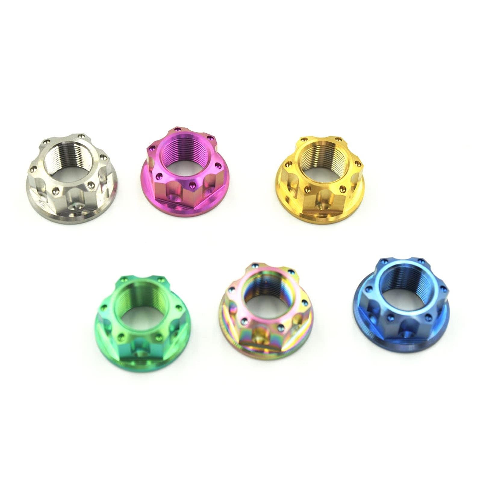Kit Dado E Bullone Per Asse Ruota In Titanio Per KAWASAKI NINJA400 Anteriore/centrale/posteriore – ASPEED