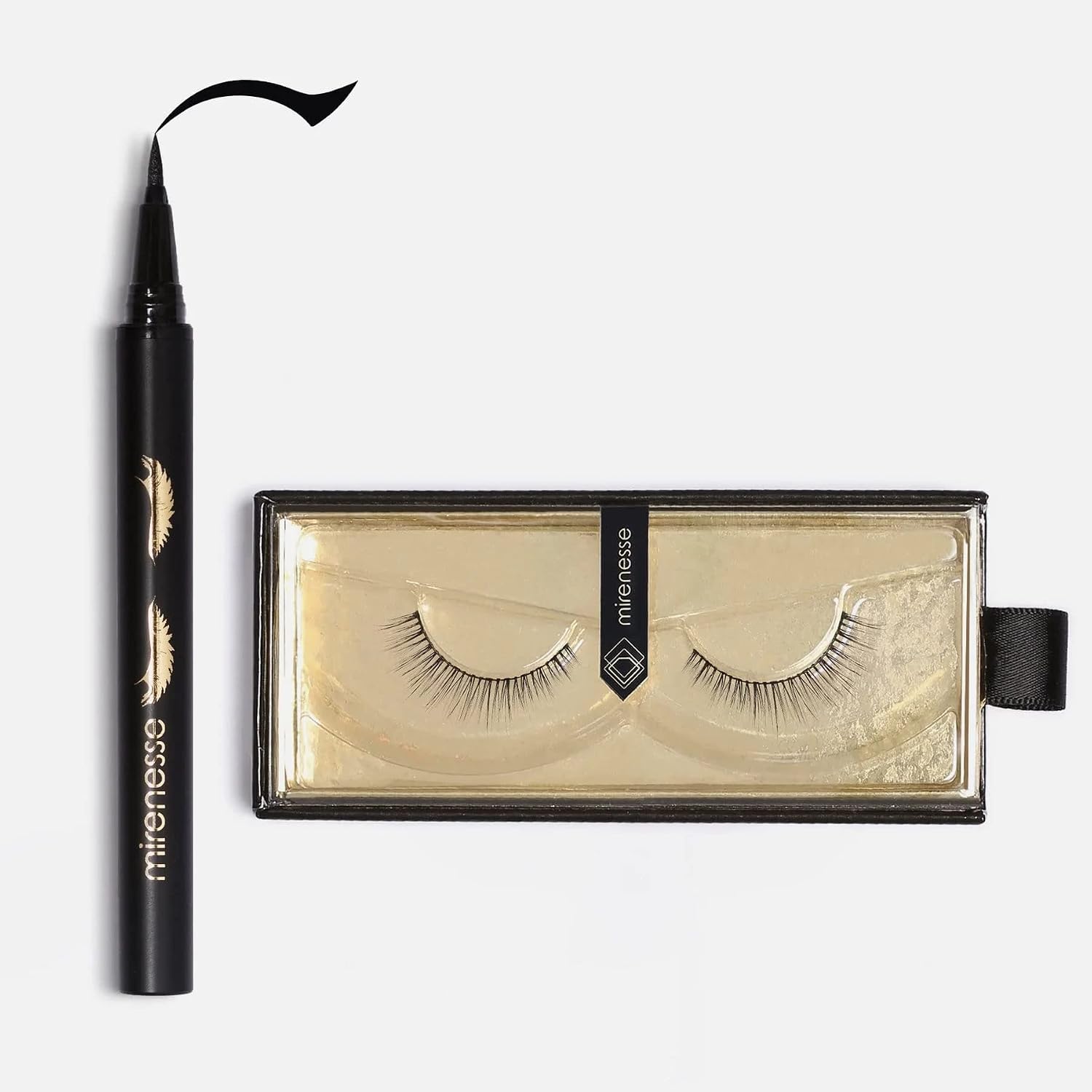 MIRENESSE Adhesive Liner + Reusable False Lash Bond Kit 6. Miranda 5D Faux Mink