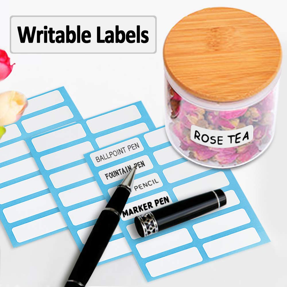 Pack De 672 Etiquetas Adhesivas Blancas - Tamaño 13x38 Mm, Ideales Para Archivos, Organización Y Identificación