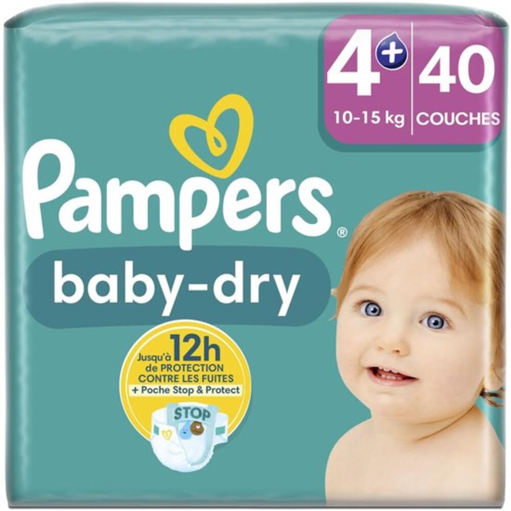 Pampers Couches culottes T4 lot de 40 couches pour bébé actif - 9