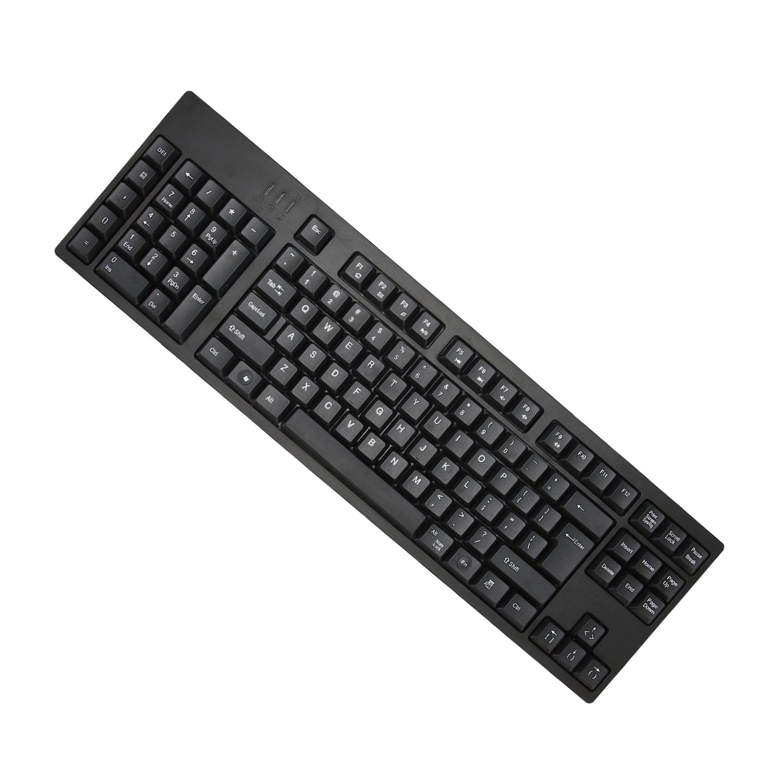 Tastiera per Mancini con 109 tasti: Tastiera Ergonomica da Ufficio Micro USB per Affari e contabilità