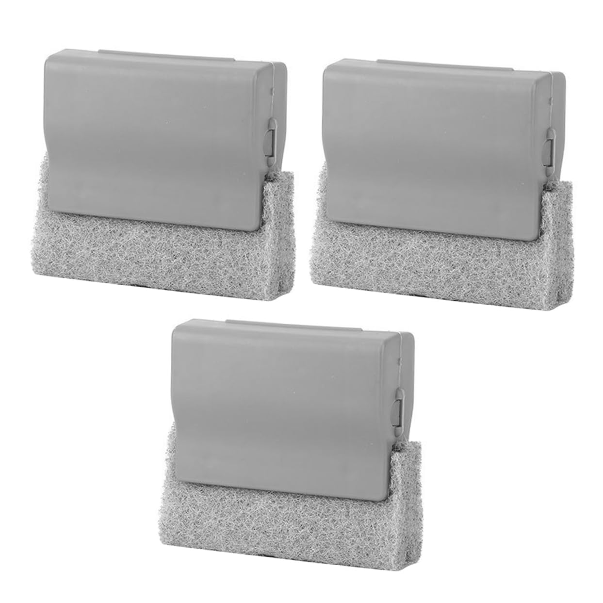 Vaguelly 3pcs Window Groove Cleaning Brush Multi Functional Gaps Cleaner Tool for Deep Cleaning Joints Corners Cracks Durable Scouring Pad Material