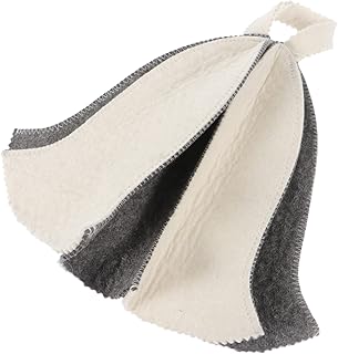 BESPORTBLE Touca De Banho De Feltro Chapéu Russo Chapéu De Cetim Acessórios Para Banheira Chapéu De Banho Chapéu Protetor De Cabelo Touca De Feltro Para Sauna Protetor De Cabelo Sauna
