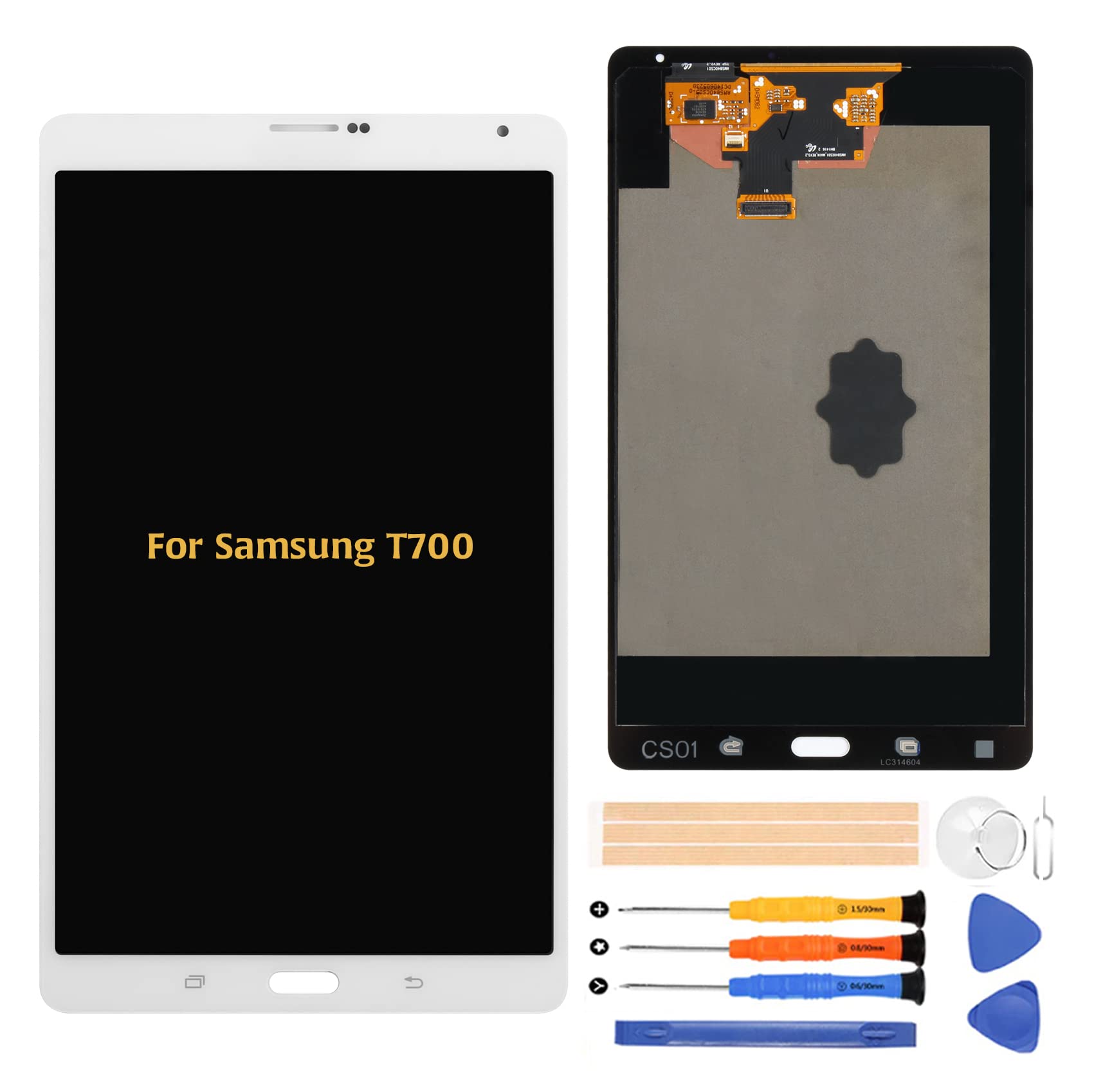 A-MIND For Samsung Galaxy Tab S 8.4 T700 LCD Display Touch Digitizer Screen Replacement Full Assembly Repair Kits with Tools