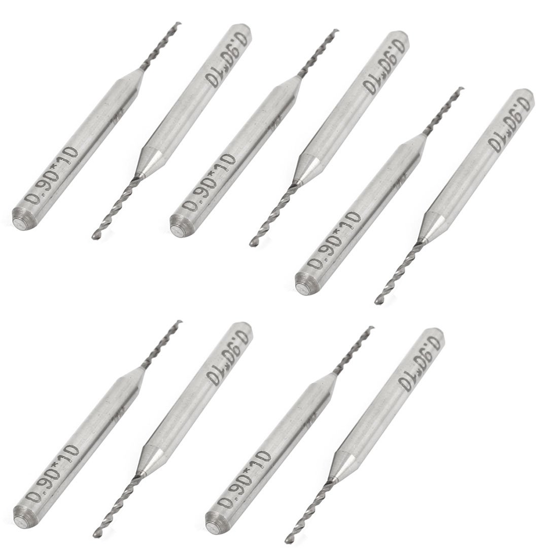 uxcell A14082700ux0306 0.9mm Tip Spiral Flute Tungsten Carbide Micro