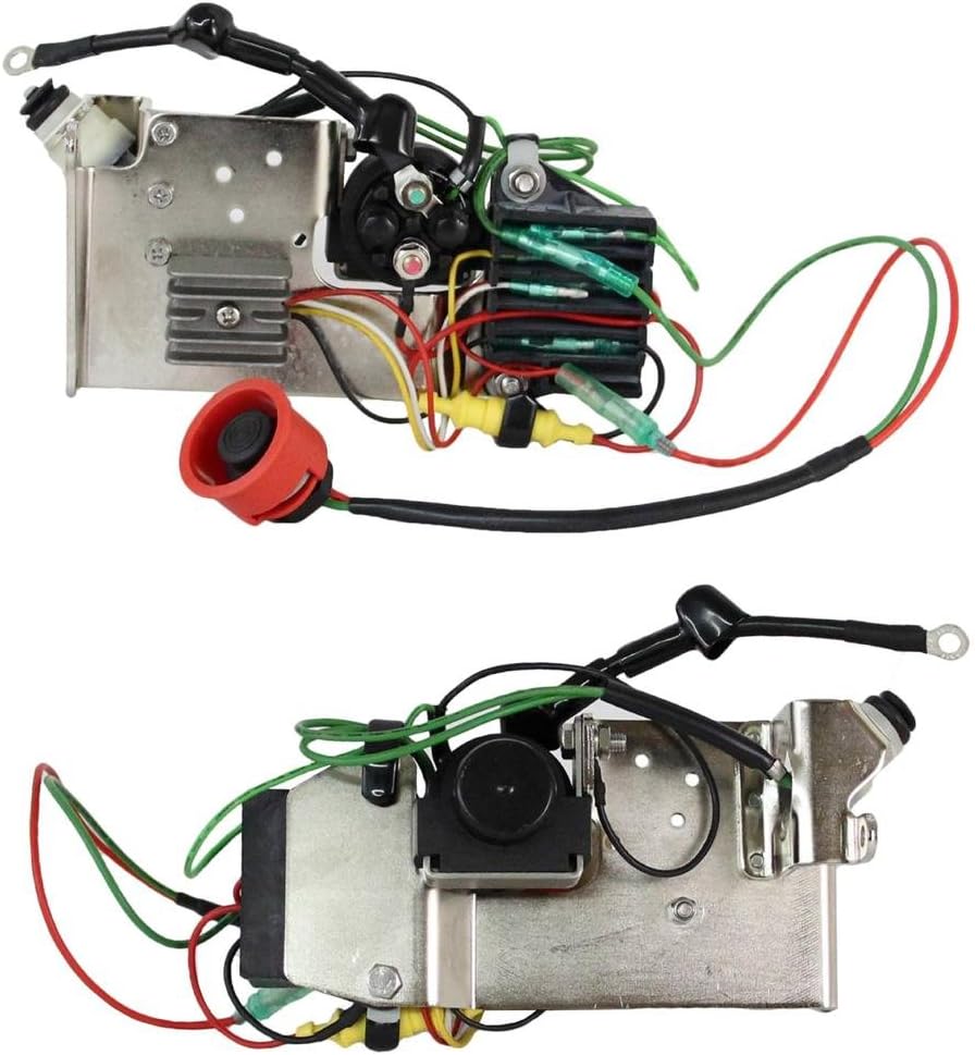 RAREELECTRICAL New Electric Starter Conversion Kit Compatible With Nissan Tohatsu 30Hp Engines 346-76010-0 S108-98 Mot5011n S108-98N S108-98