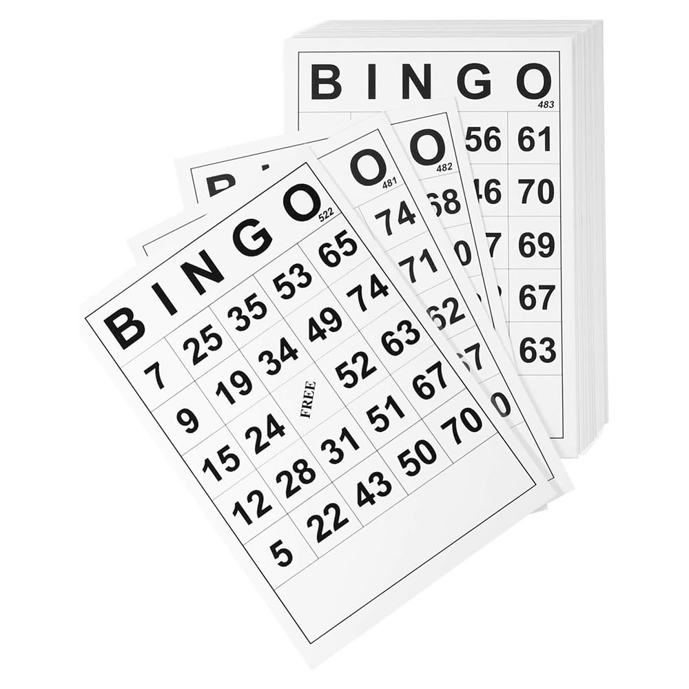 60 szt. kart do bingo nie powtarzające się karty do gry dla zabawy bingo impreza upominki szkoły duże gry grupowe