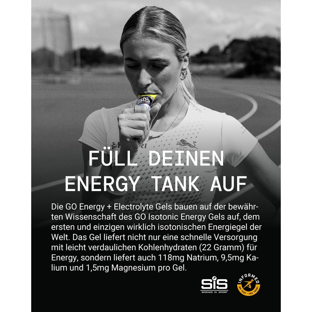 SSI GO Energy + Electrolyte Gels (30x60ml) Raspberry