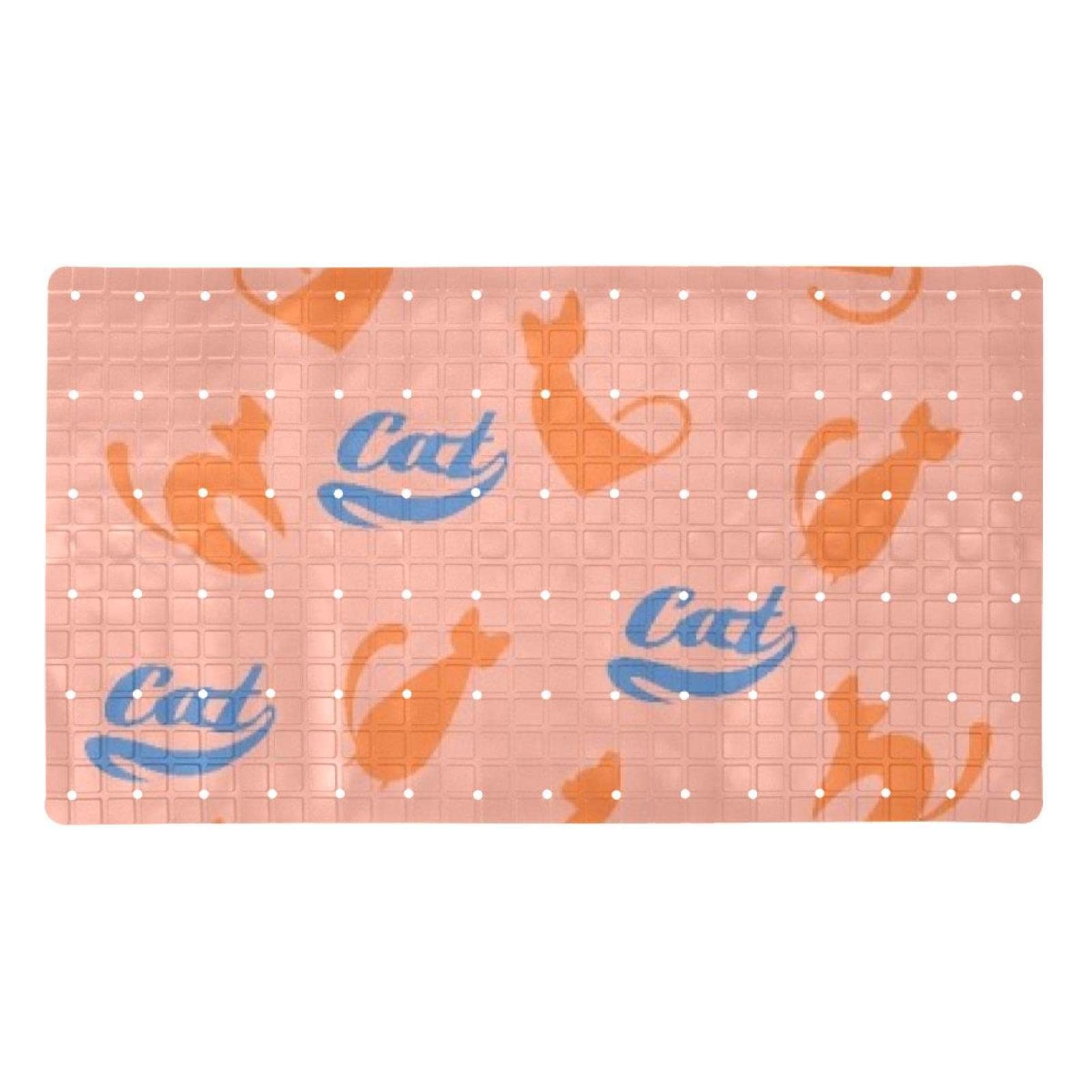 Tapis de baignoire pour enfants motif chat pour un bain amusant