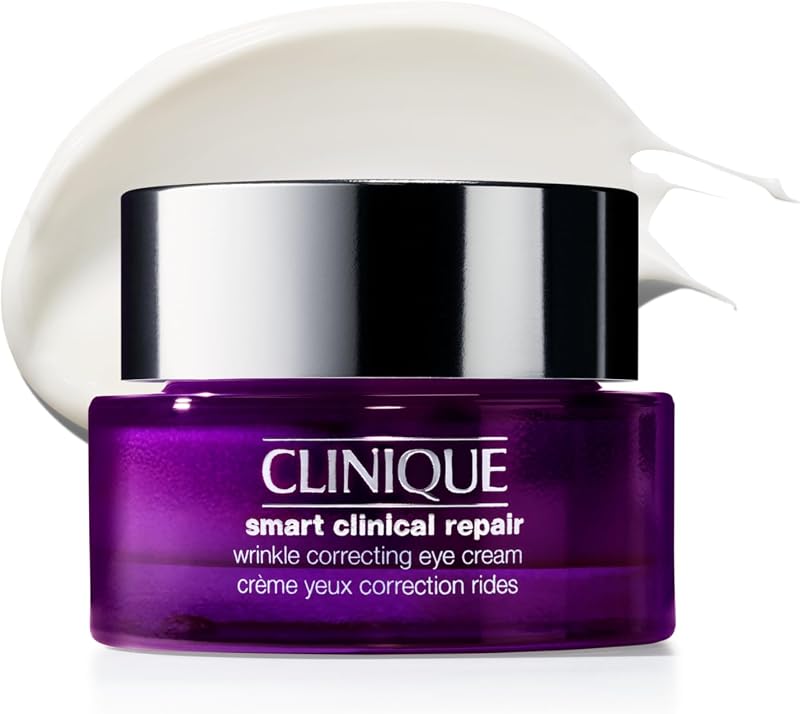 Crema para ojos correctora de arrugas Smart Clinical Repair con ácido hialurónico + péptidos | Antienvejecimiento, Hidratante + Desinflamante