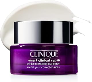 Crema para ojos correctora de arrugas Smart Clinical Repair con ácido hialurónico + péptidos | Antienvejecimiento, Hidratante + Desinflamante