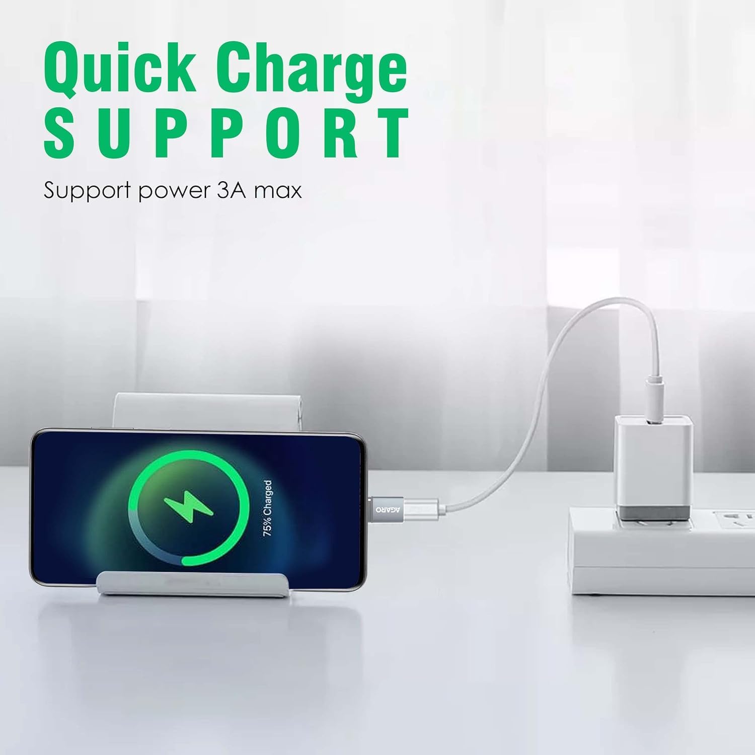 AGARO Blaze USB 3.0 to Type C OTG Adapter, Compatible with Thunderbolt to USB Adapter, Laptops Including MacBook Pro, Air and All Type-C Devices, Portable and High-Speed Data Transfer — Amazon image 4