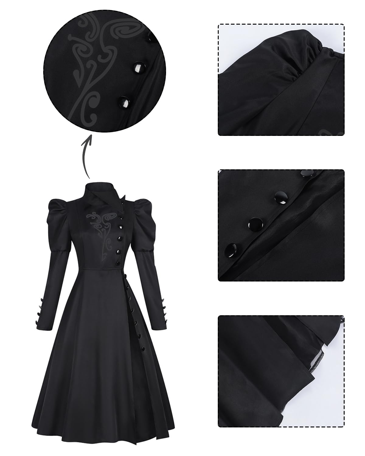 CR ROLECOS Disfraz de bruja para mujer, disfraz de bruja malvada Elphaba, disfraz de Halloween para mujer adulta, disfraz de bruja para Halloween