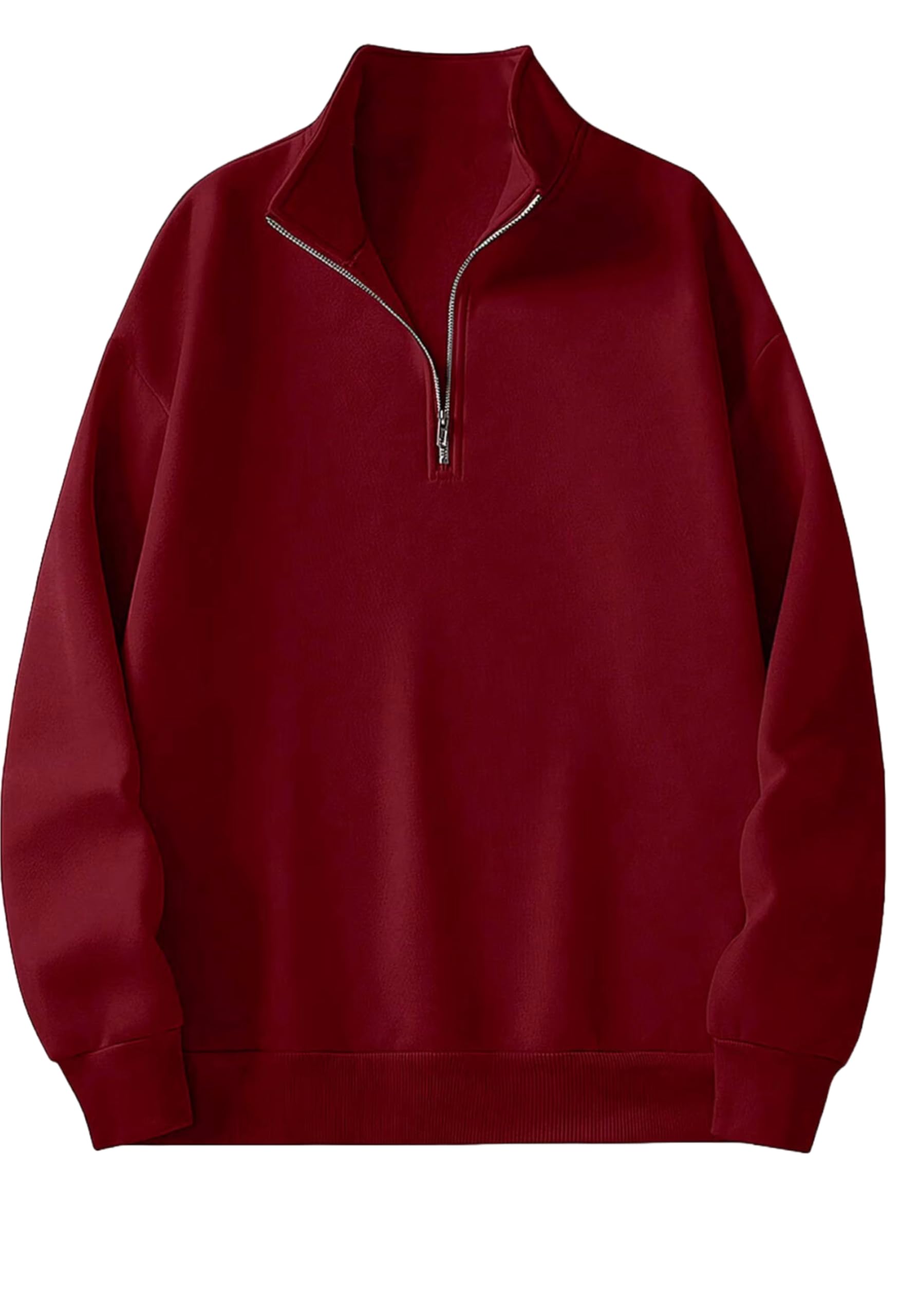 Men's Cotton Blend Half-Zip Pullover/Sweatshirt Jacket – Warm, Stylish, and Comfortable-picture-21