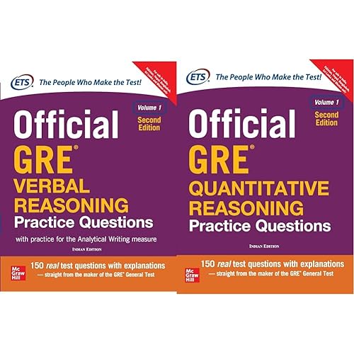 Official GRE verbal Reasoning Practice questions + Official GRE Quantitative Reasoning Practice questions