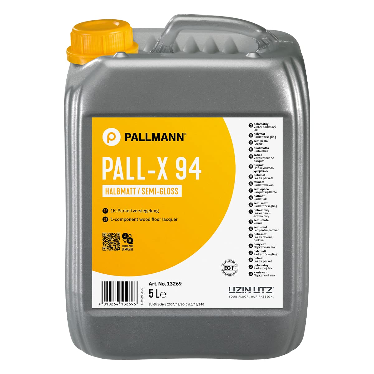 Pallmann Pall-X 94 halbmatt 1K Parkettversiegelung 5 L
