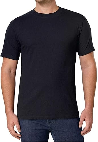 Miniatura 2 de Kirkland Signature - Camiseta de cuello redondo para hombre, 100% algodón peinado pesado (paquete de 6)