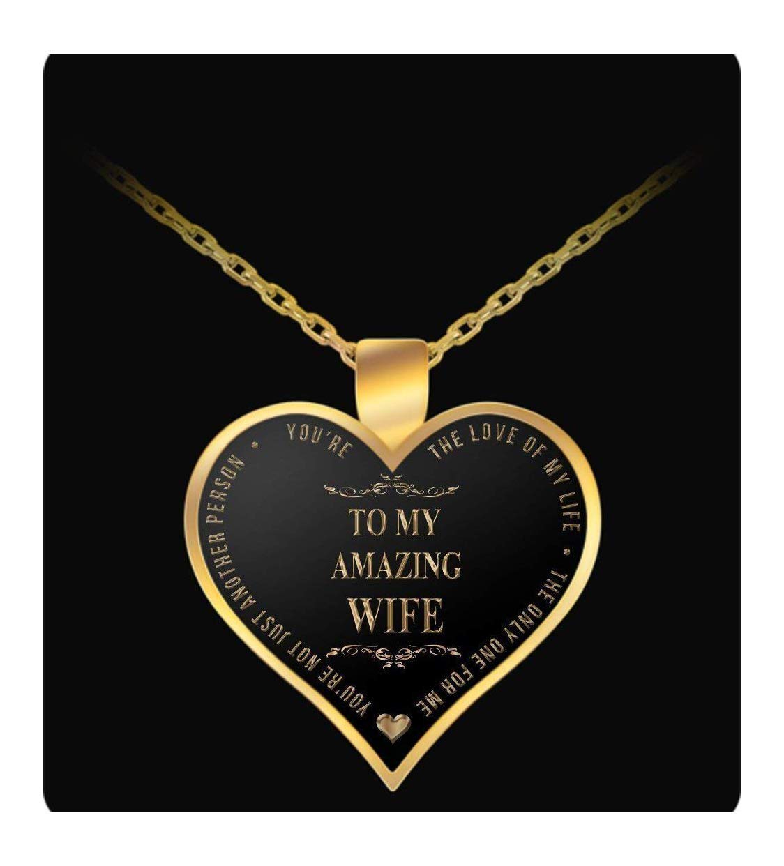Gold Chain Necklace - To My Amazing 