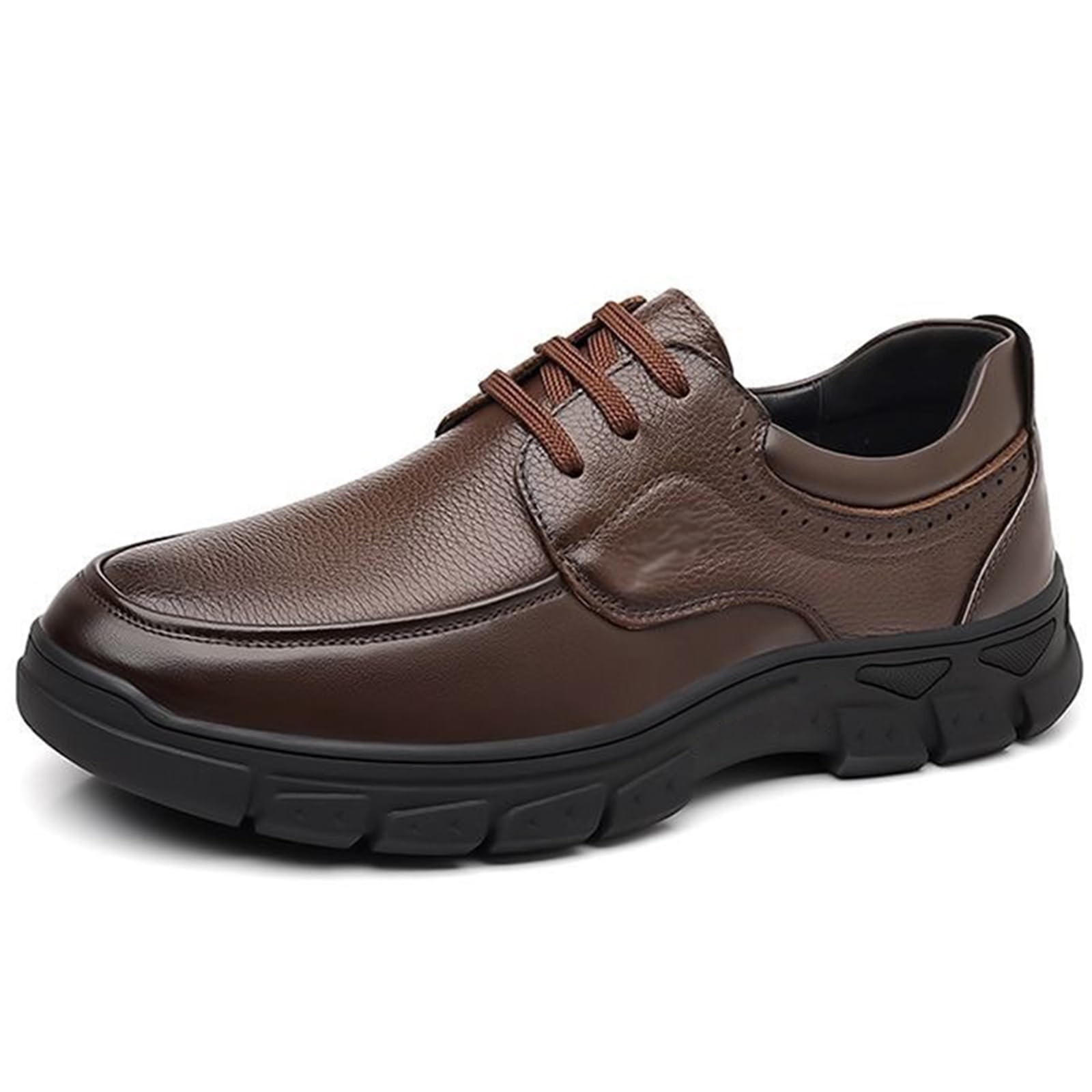 Scarpe Eleganti da Uomo | con Punta Arrotondata, in Pelle, con Lacci, Casual, Formali, Oxford, matrimonio, ufficio