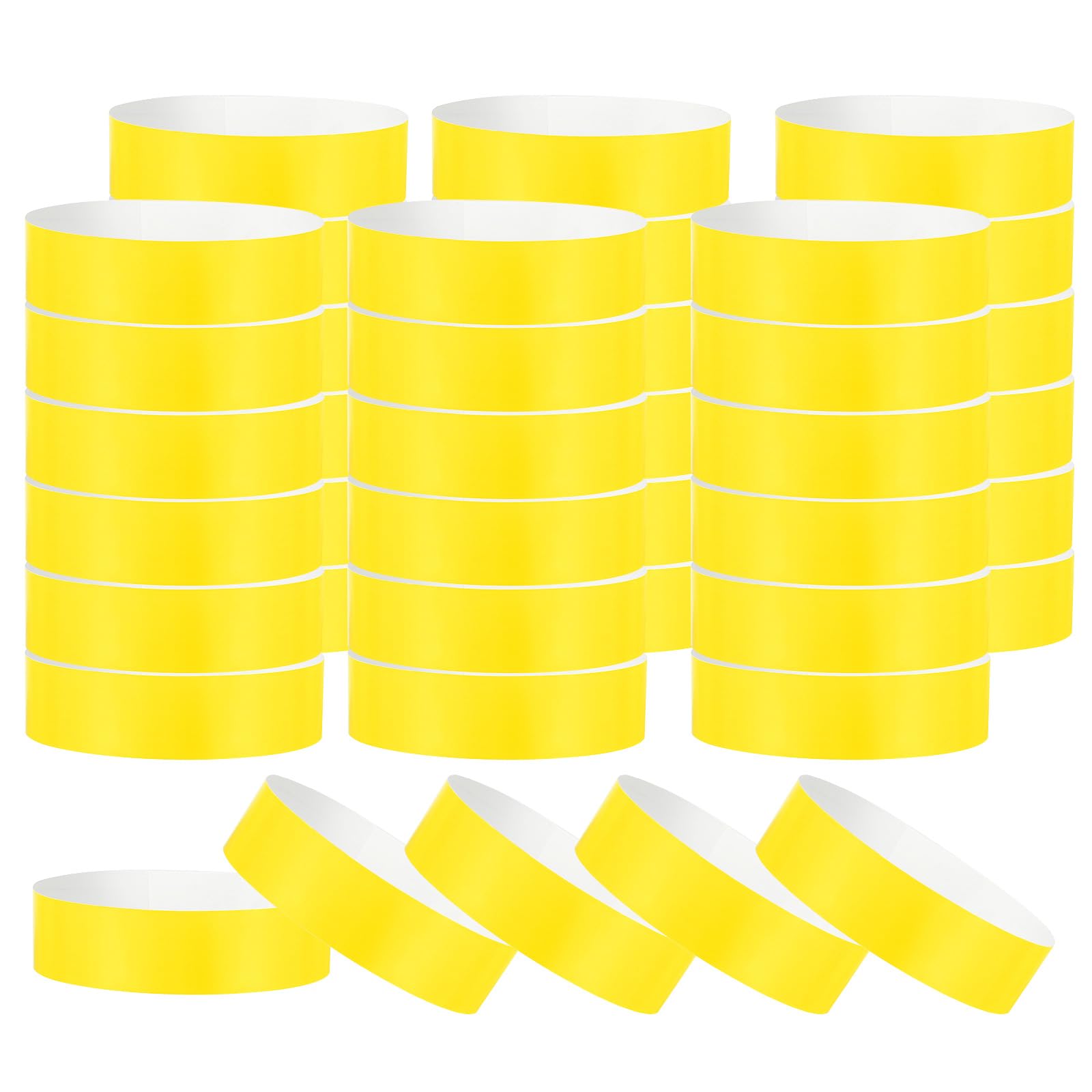 PATIKIL Paper Wristbands for Events 200 Pack Neon Party Wrist Bands