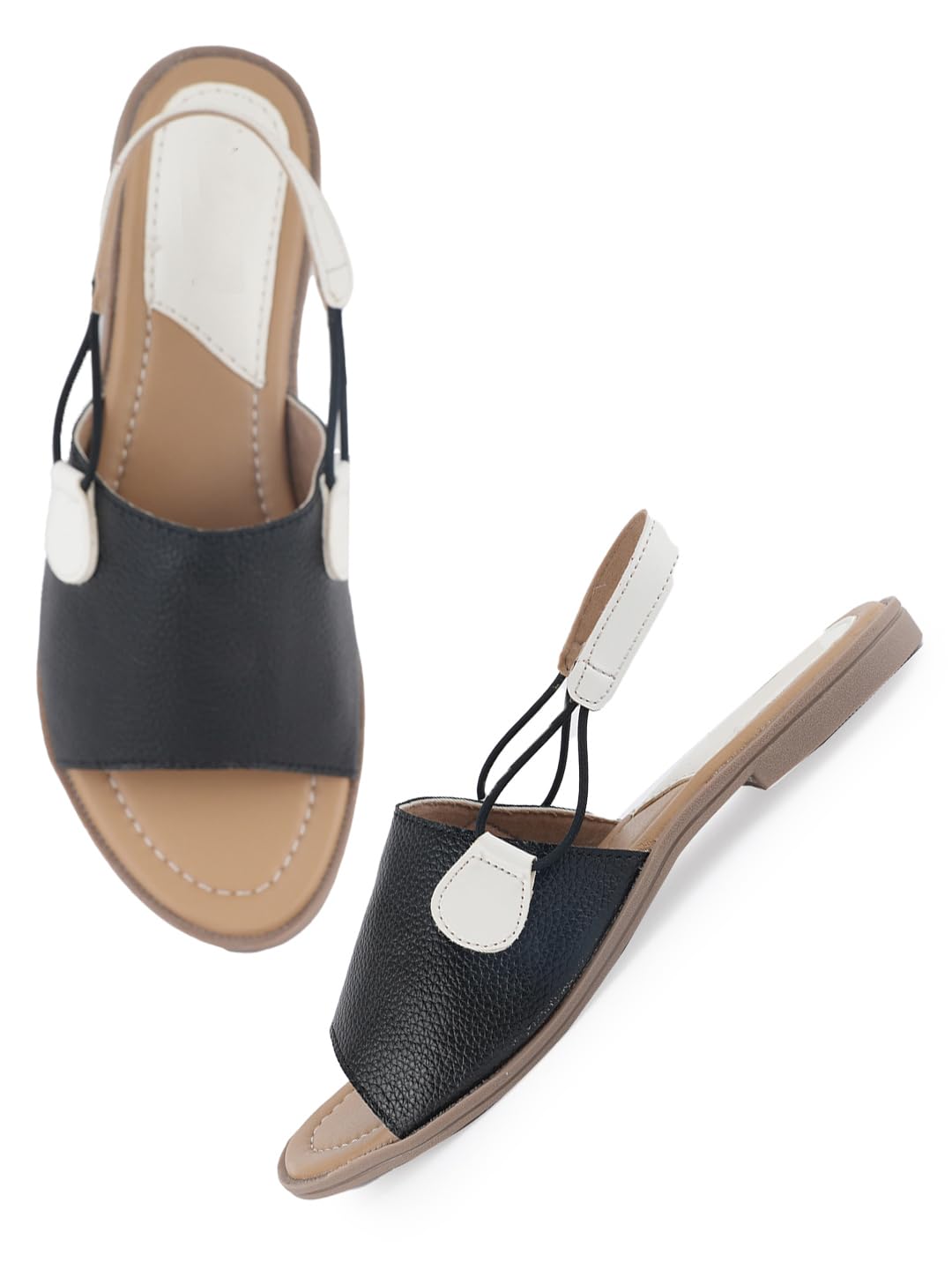 Black Sleek Pointed-Toe Formal Flats - Minimalist Loafer