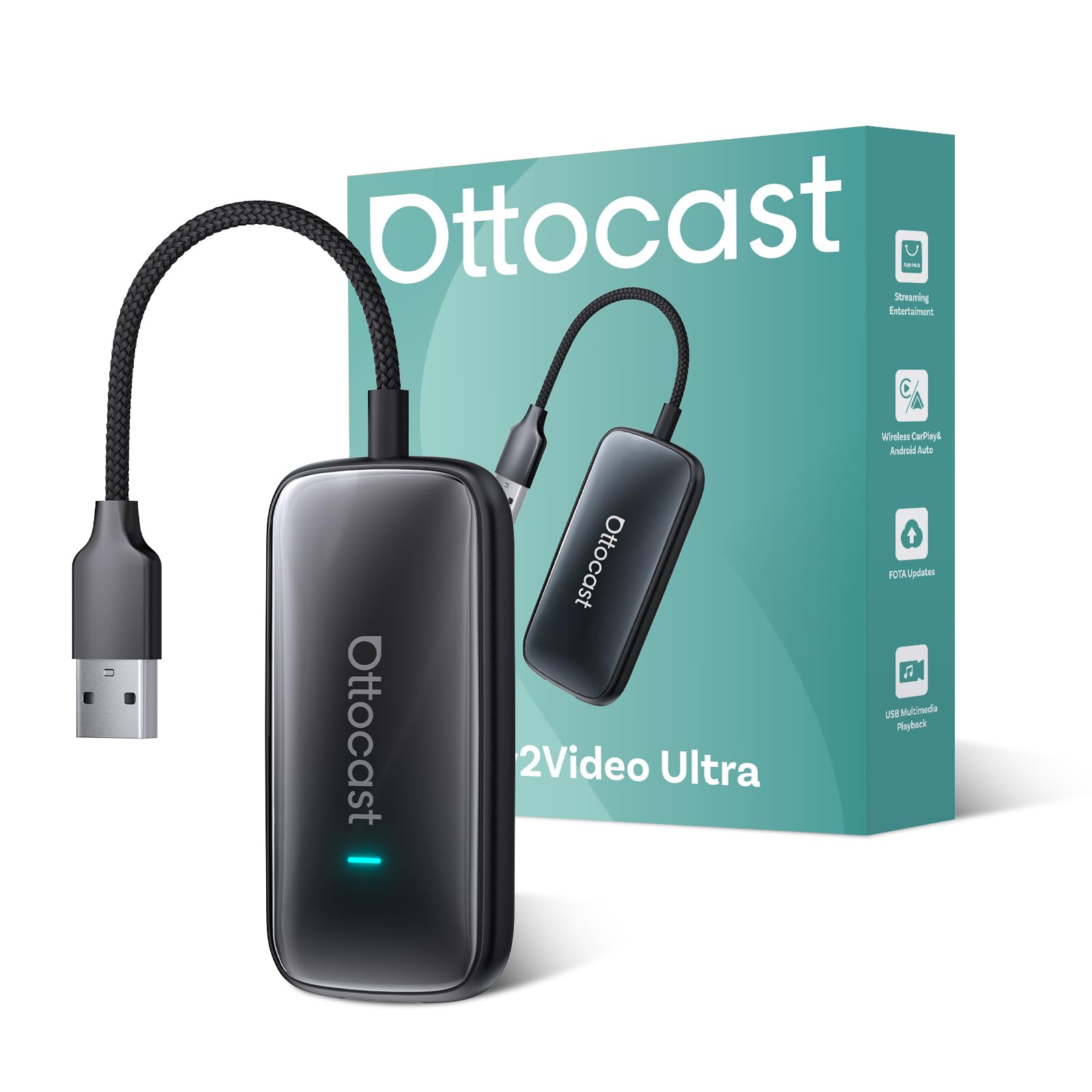 新品　Ottocast Play2VideoUltra Ottocast Play2Video Ultra AI Box Netflix YouTube In Car