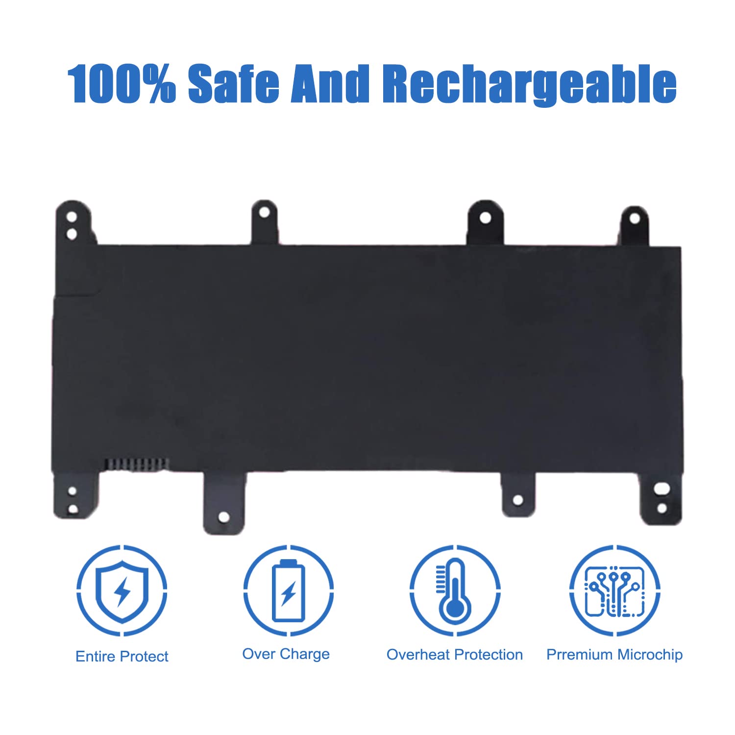 ANTIEE 7.6V 38Wh/4900mAh C21N1515 Laptop Battery for ASUS X756UW X756UQ