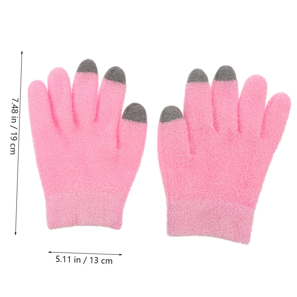 Abaodam 2 Paare Featherlight Feuchtigkeitshandschuhe und Socken Set für Damen Pflegend Strapazierfähig Atmungsaktiv Sanfte Pflege für Hände und Füße für Nacht Anwendung