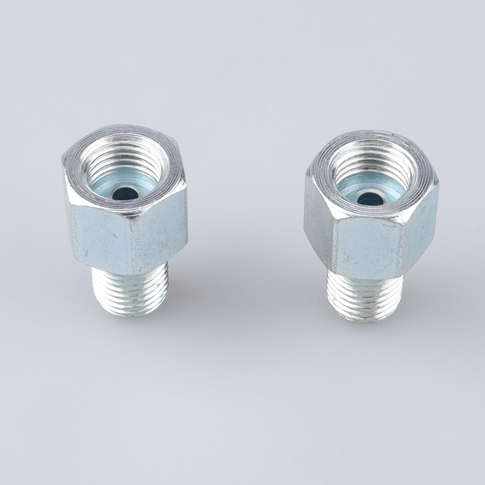 Brake Line Thread Adapter, Male 3/8" X 24 Bubble, Female 3/8" X - Foto 2