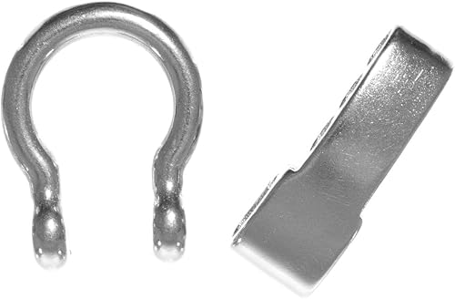 Miniatura 9 de Paracord Planet Grilletes B de acero inoxidable y aleación, grilletes en D, grilletes O y grilletes en U para pulseras de supervivencia de cuerda de