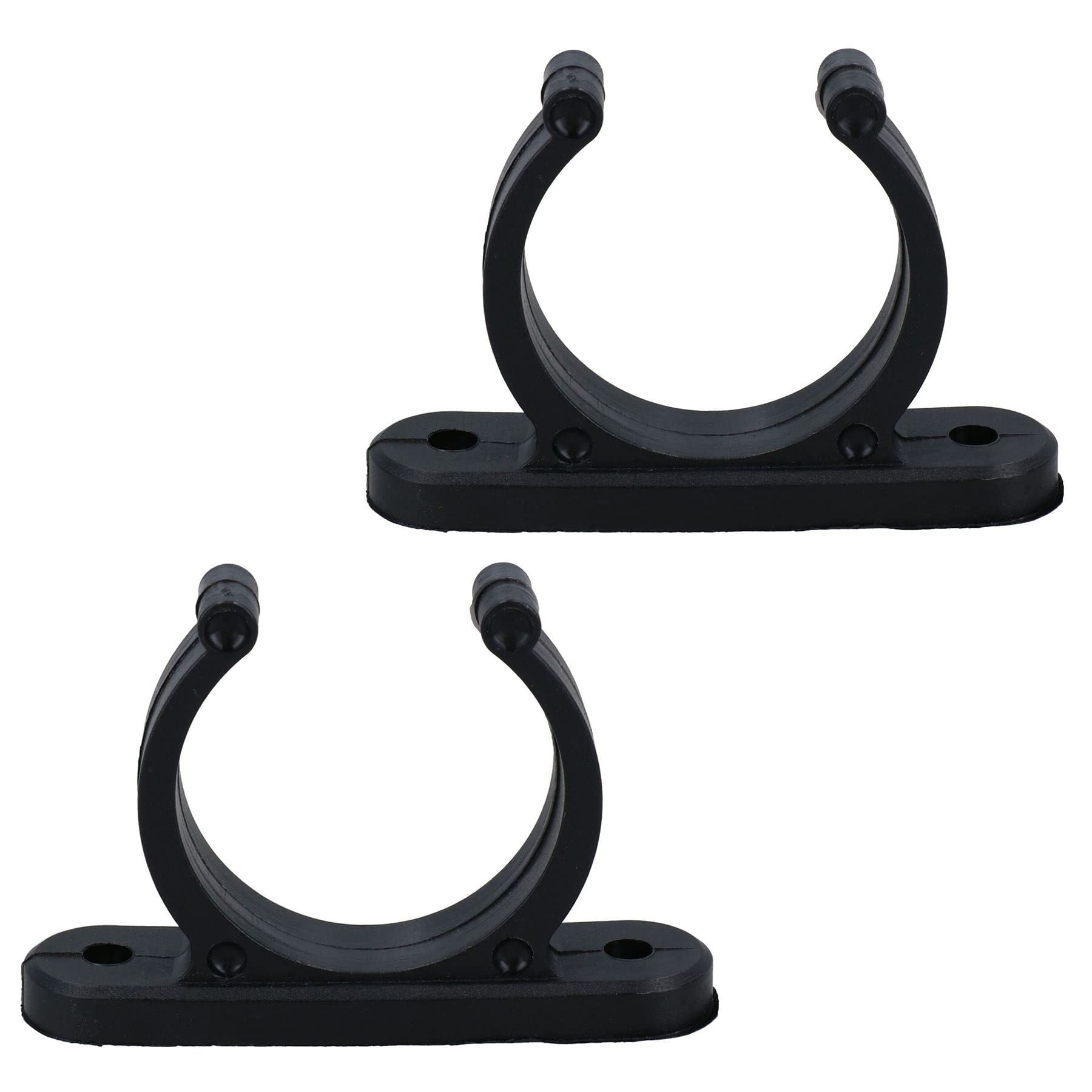2 Pack 25mm Polyamide Tube Storage Clip Paddle Boat Hook Pole Tool Plastimo