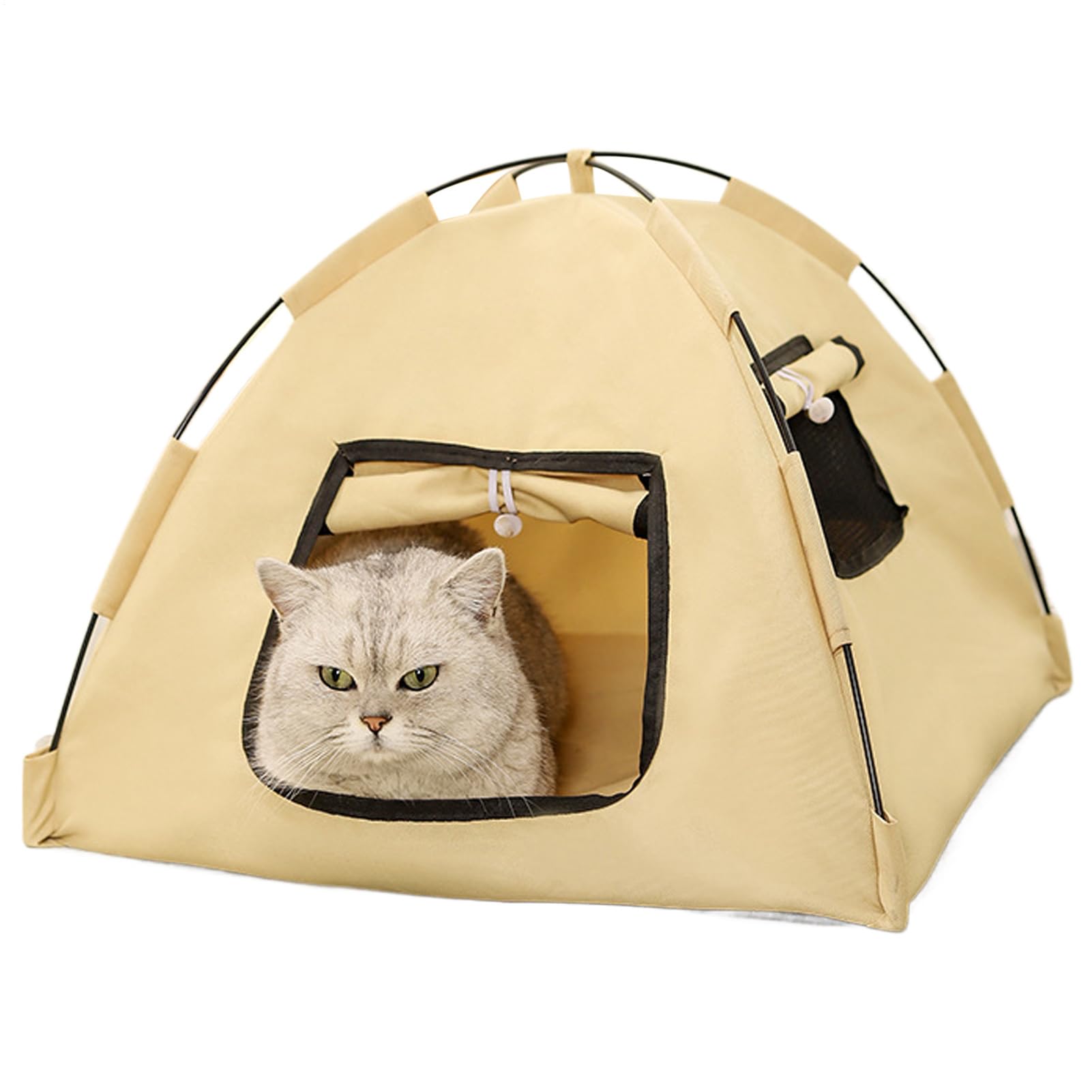 Tente pour chat d'excellence abri portable haut de gamme pour plage et patio