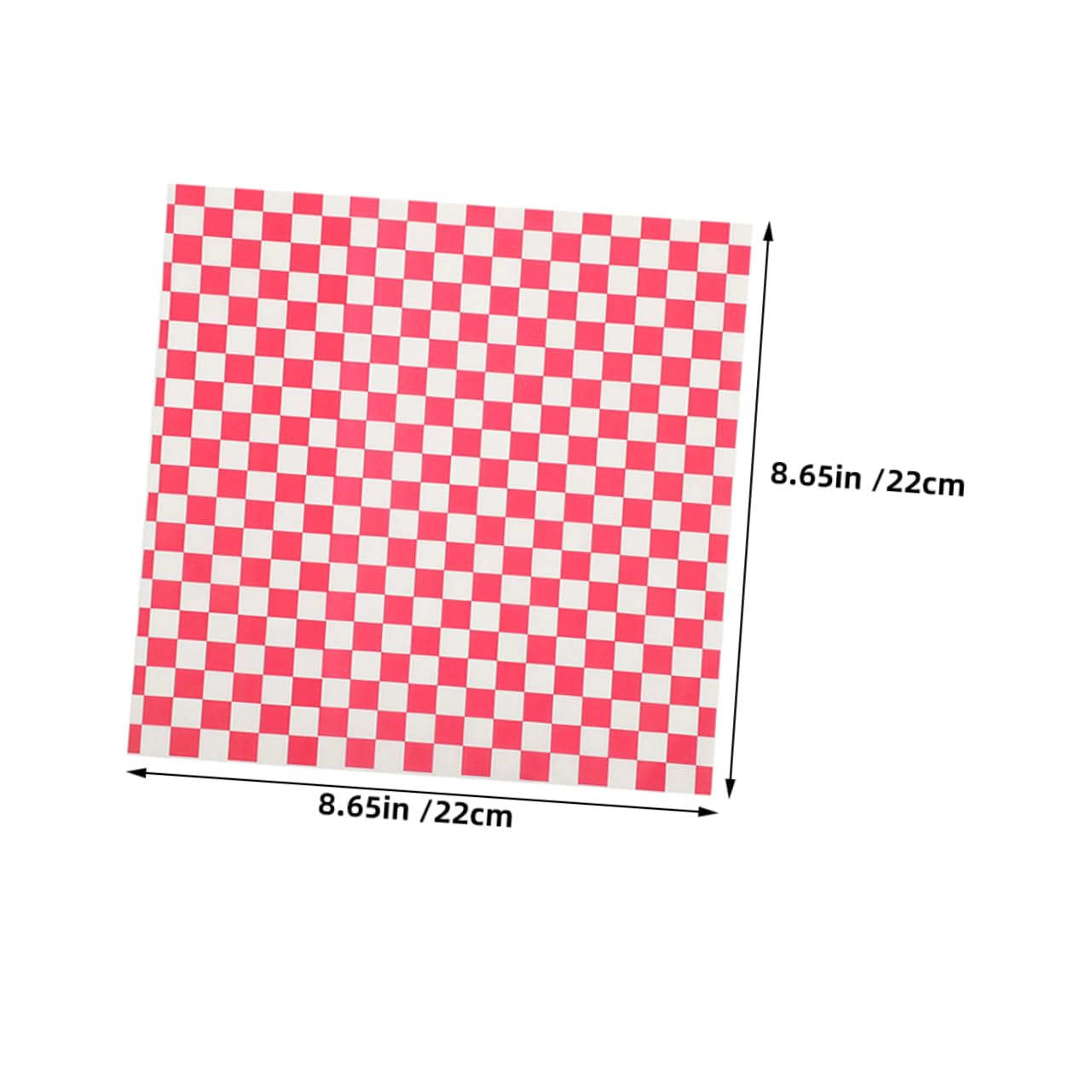 Cabilock 100Pcs Greaseproof Food Wrapping Paper Liners for Burgers Sandwiches Onigiri Baked Goods Non Stick Water Resistant for Fast Food Picnic Use Checkered