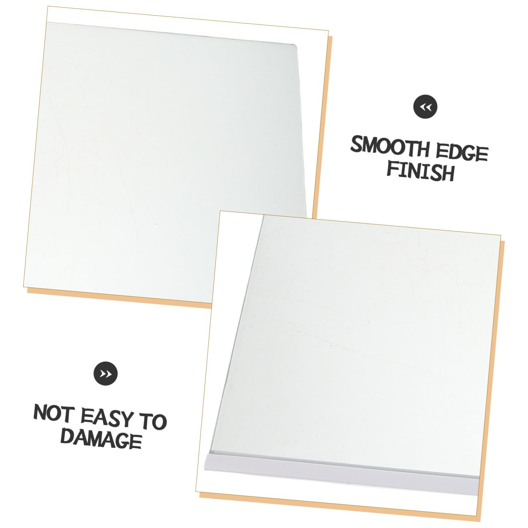 Estante de Vidrio Templado Borde Recubierto y Cantos Pulidos para Refrigerador Compatible Freezer y Nevera Fácil Identificación y Uso para Casa
