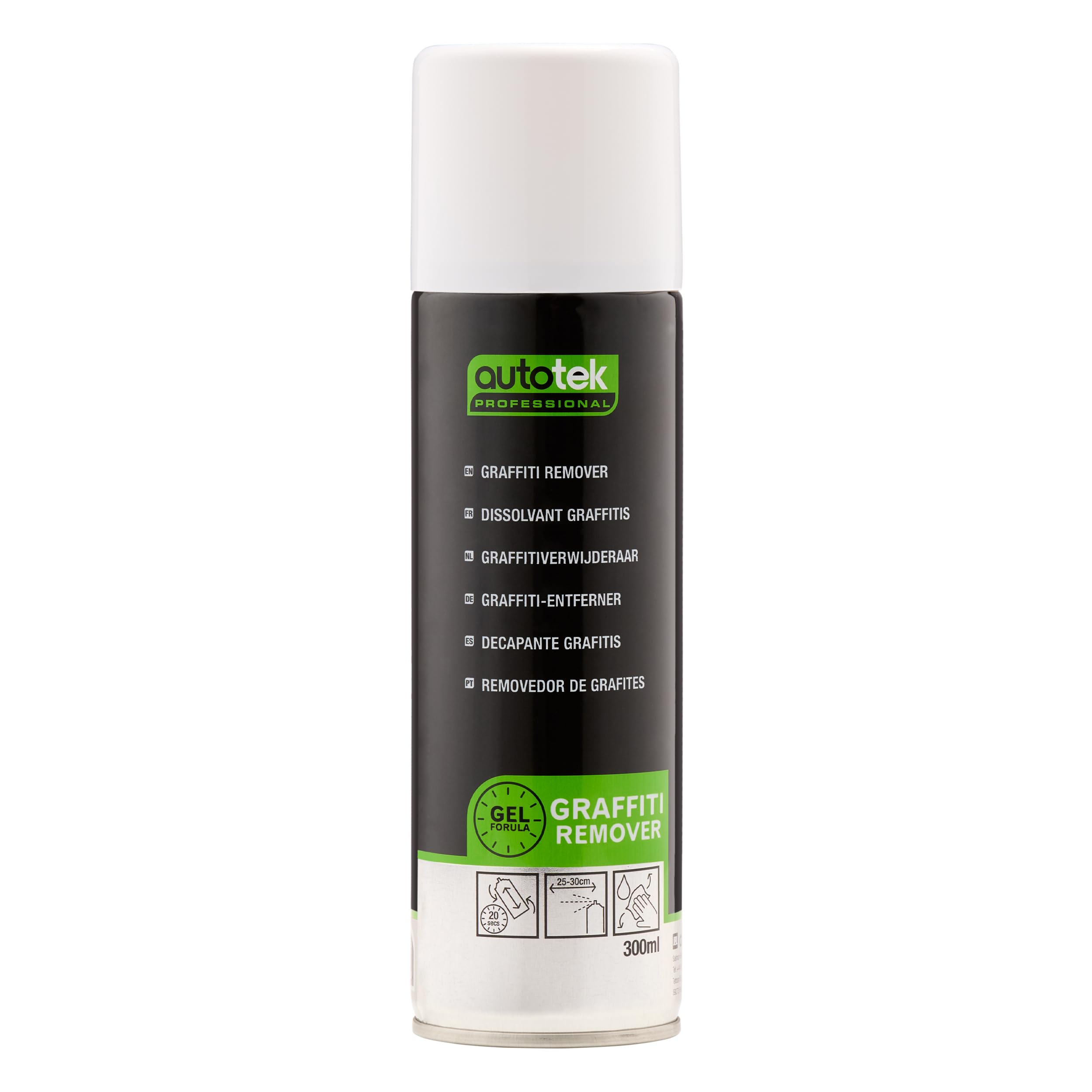 Autotek Graffiti Remover Fast Drying Aerosol Spray Paint 300ml