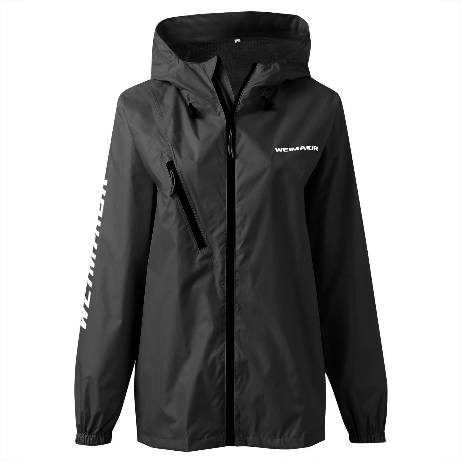 Wasserdichte Jacke/Hosenanzug Damen Outdoor Regenmantel Winddicht Jacke Outdoor-Bergsteigen Klettern Sport Set Regenanzug Reißverschluss Regenjacke Regenhose Wasserdichter Anzug