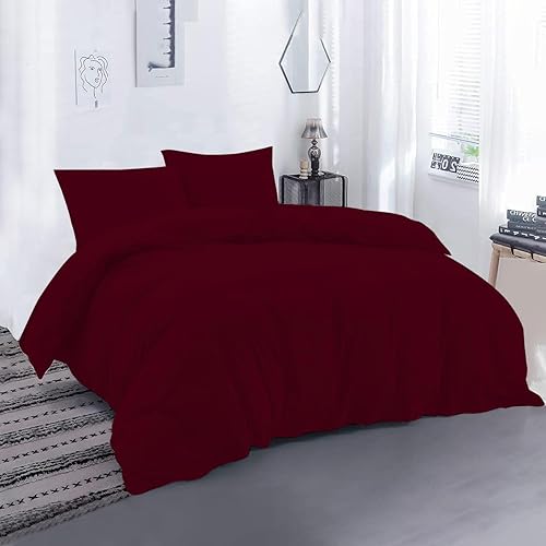 Juego de funda de edredón tamaño King, 100% algodón egipcio, 3 piezas, tamaño California King, funda de edredón de 800 hilos con cierre de