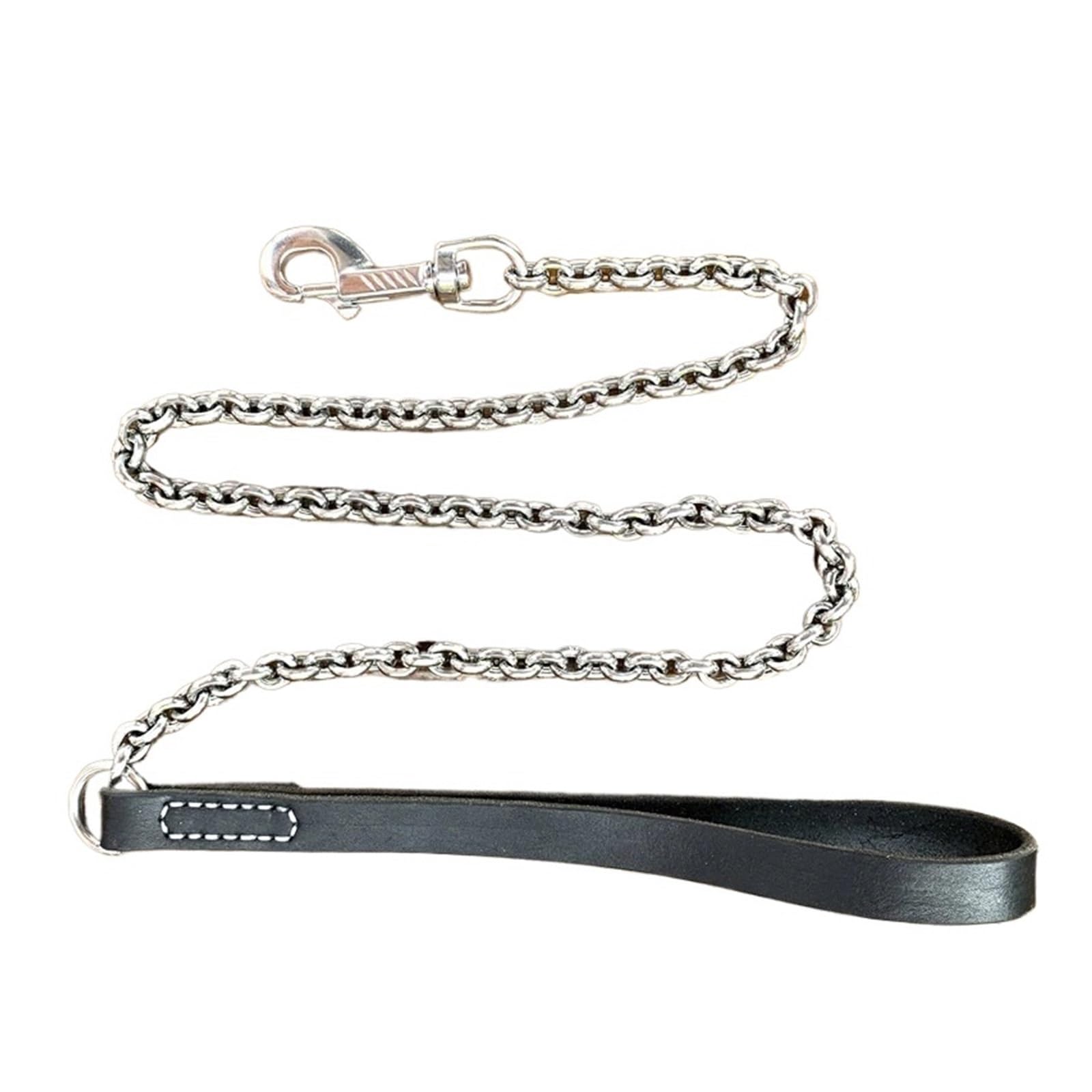 Hundeleine aus rostfreiem Stahl, Anti-Biss-Zucht-Gehseil, Traktionskette for mittelgroße und große Hunde zu Hause, kompatibel mit Labr Golden Retri(Total Length 1.5m,4mm Thick)