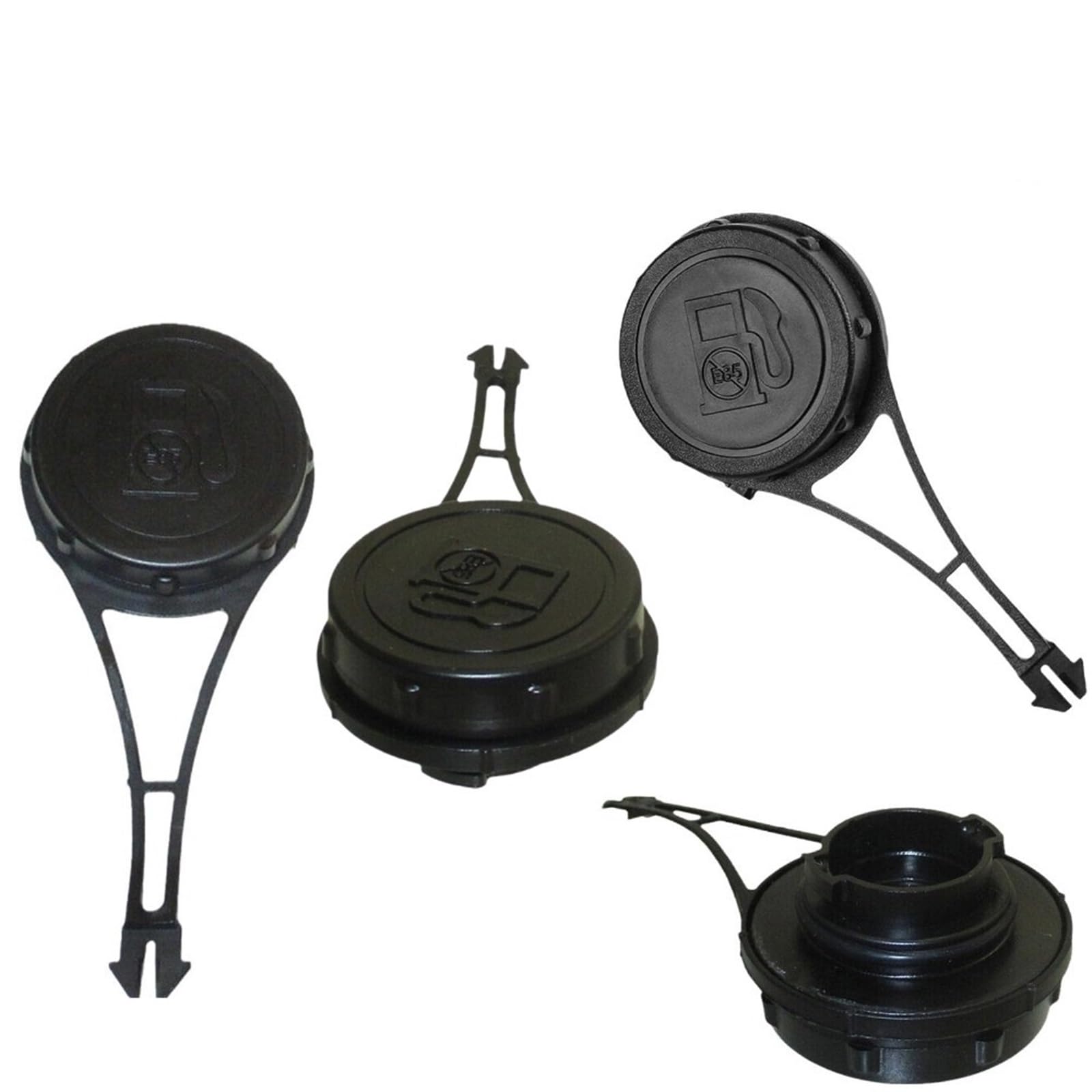 Para tapa de aceite cortacésped 799585 799684, sello plástico duradero para correa Tapón llenado combustible(2PCS)