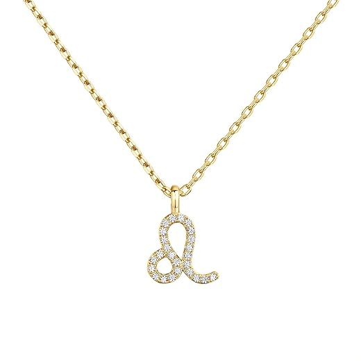 PAVOI 14K Gold Plated CZ Astrology Necklace Astrology Necklace | Astrology Gifts For Women | Zodiac Necklaces