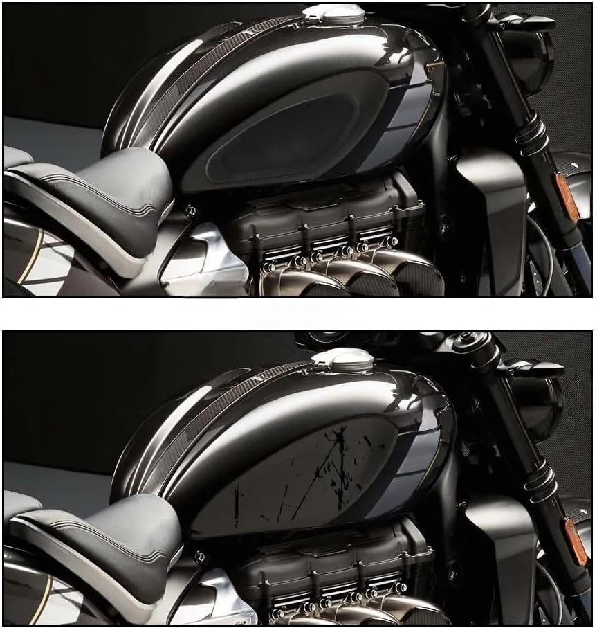 Motorcycle Tank Pad Motorcycle Tank Pads Stickers Fuel Tank Pad Decal Knee Grip Traction Pad for Rocket 3 GT R TFC