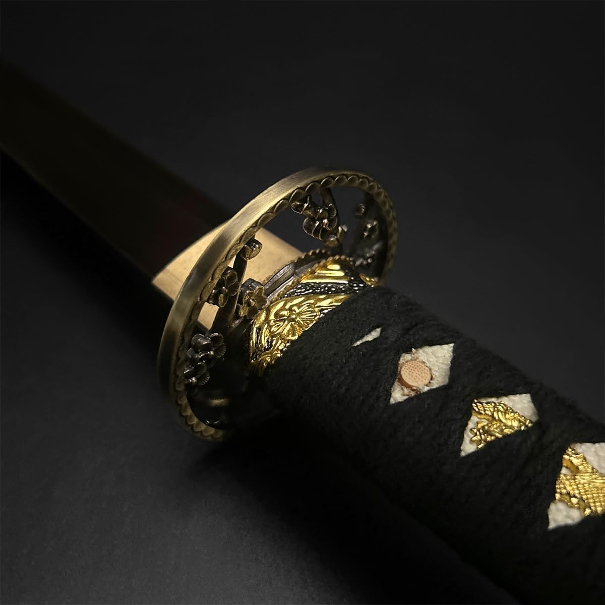 Musha Hand Forged High Carbon Steel Samurai Sword Katana, Color Blade (Choose Your Color)