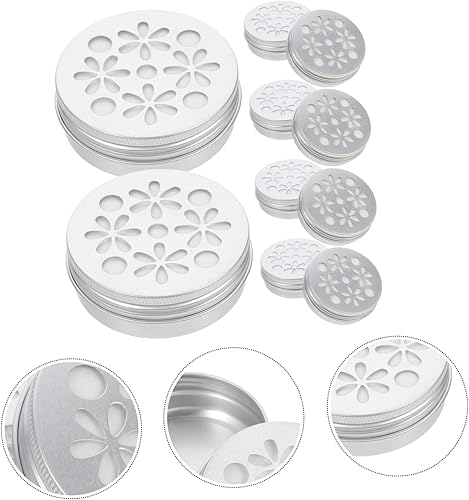 Miniatura 7 de FRCOLOR Caja de aluminio con rosca hueca, latas de salve de aceite esencial, difusor de aluminio, soporte para entrenamiento de aroma de perro,