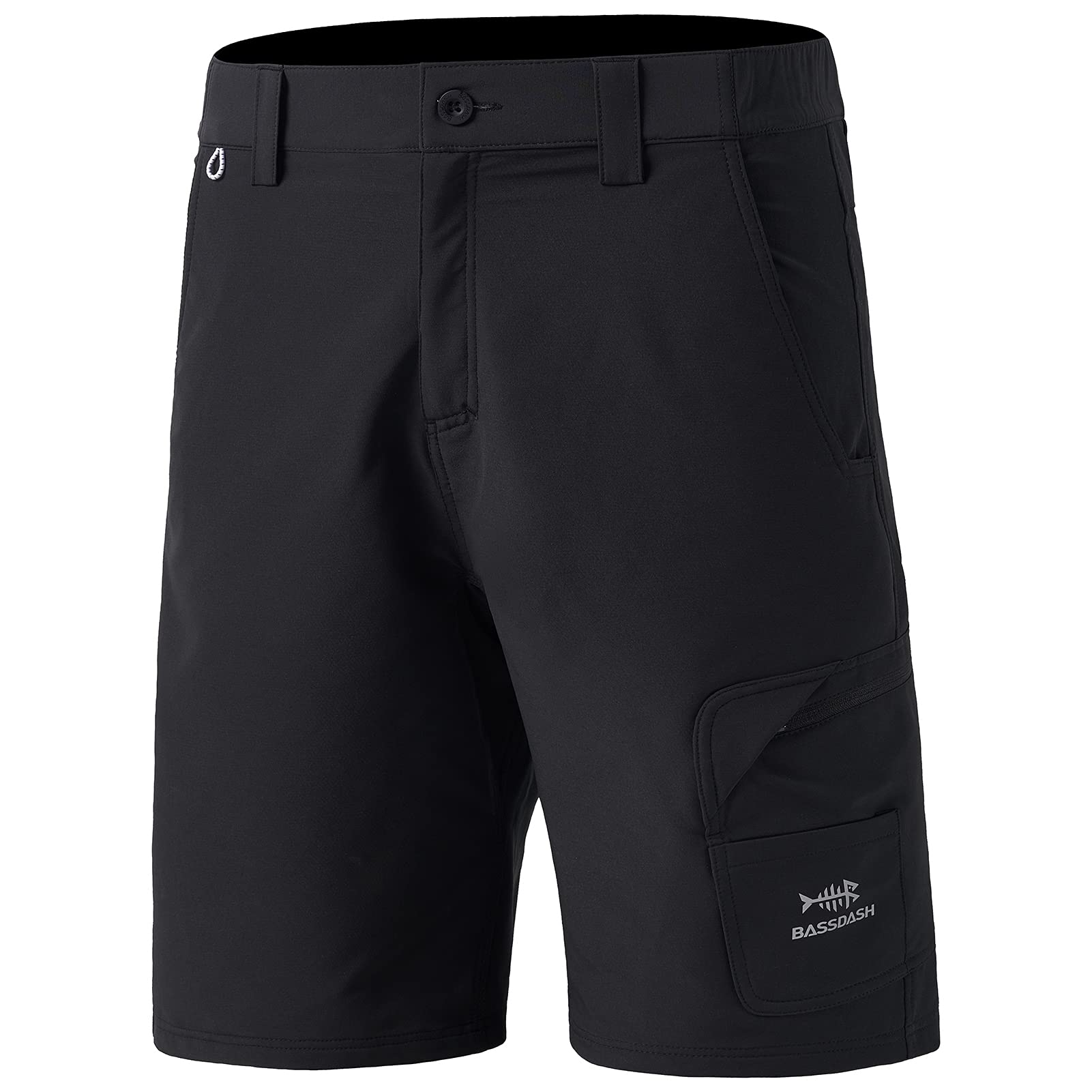 Bassdash FP01M 10,5 Zoll Angel Shorts Kurze Hose für Herren schnell trocknend UPF 50+ wasserabweisend